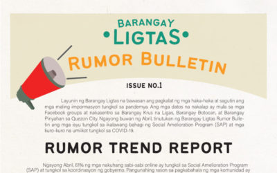 LIGTAS Rumor Bulletin 1