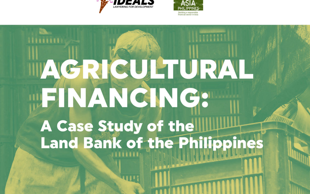 Agricultural Financing: A Land Bank Case Study