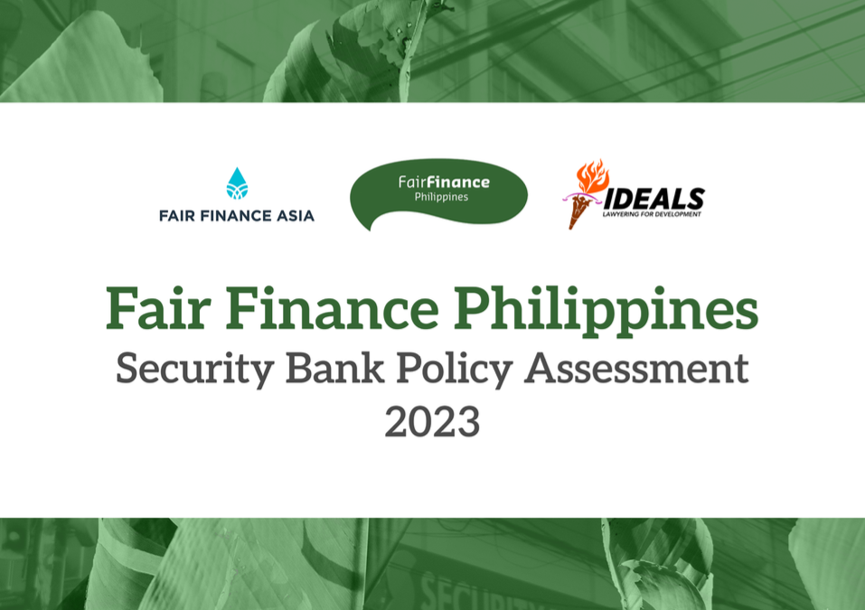 2023 Fair Finance Philippines Bank Policy Assessment