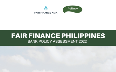 2022 Fair Finance Philippines Bank Policy Assessment