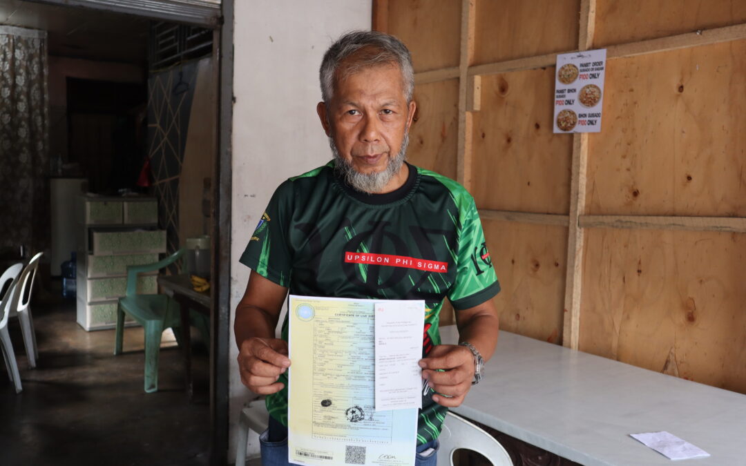 From Frontlines to New Beginnings: How Civil Registration Empowers Bangsamoro Ex-Combatants for Peace and Progress